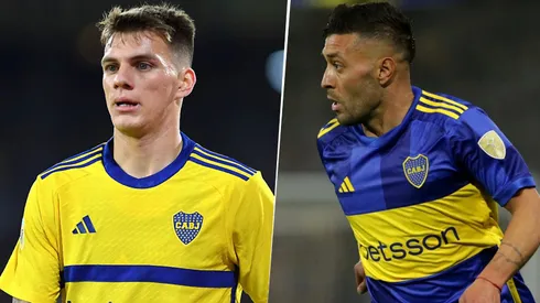 Kevin Zenón y Lucas Janson en Boca