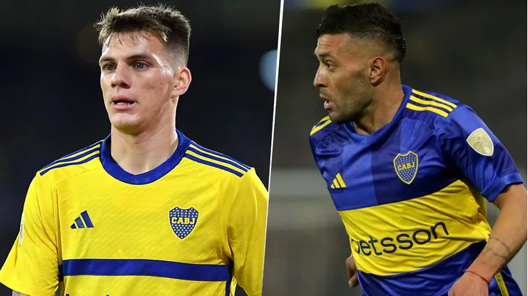 Kevin Zenón y Lucas Janson en Boca
