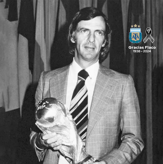 Menotti fue el DT campeón del mundo en 1978. (@Argentina)