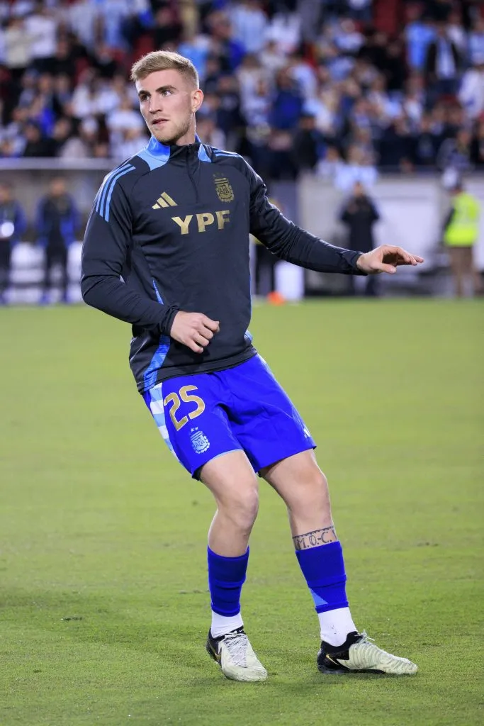 Valentini en la Selección Argentina. (Imago)