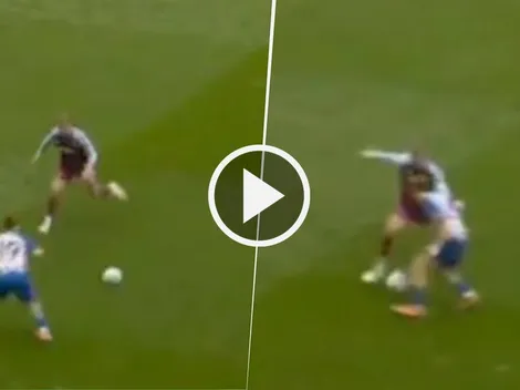 VIDEO | Gesto de crack: el Colo Barco entró en Brighton vs. Aston Villa, tiró un caño y amonestaron a su rival