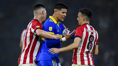 Marcos Rojo en Boca vs. Estudiantes