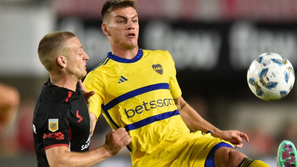 Zenón, uno de los mejores de Boca en este 2024. (Getty)