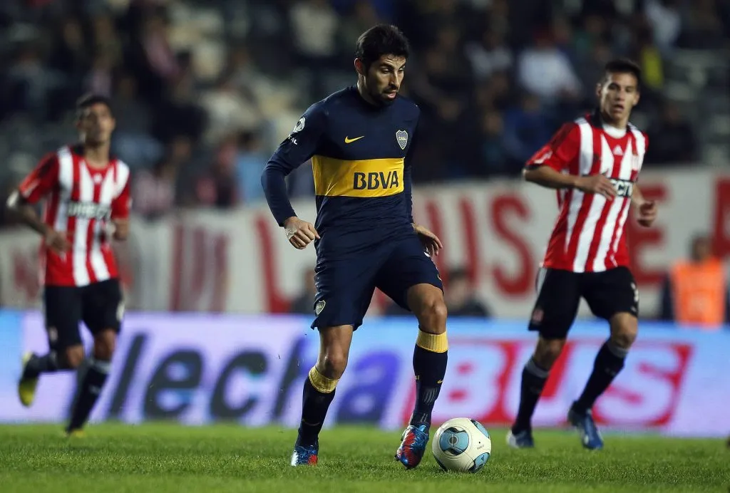 Franco Cángele, en su segunda etapa en Boca. Foto: Imago