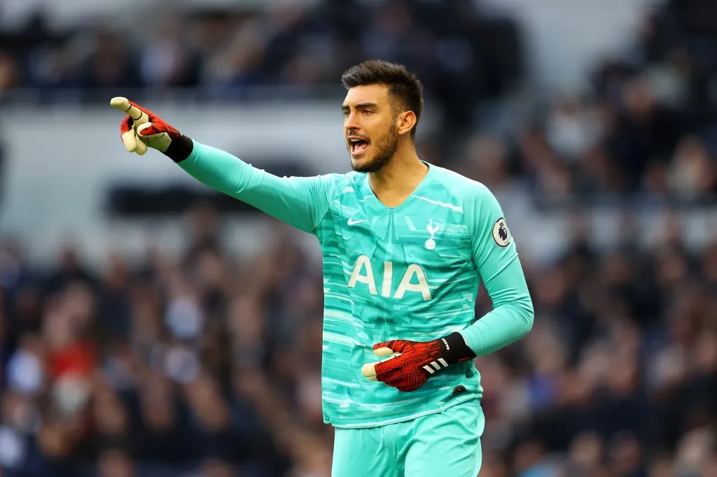 Pablo Gazzaniga en Tottenham (Getty Images)