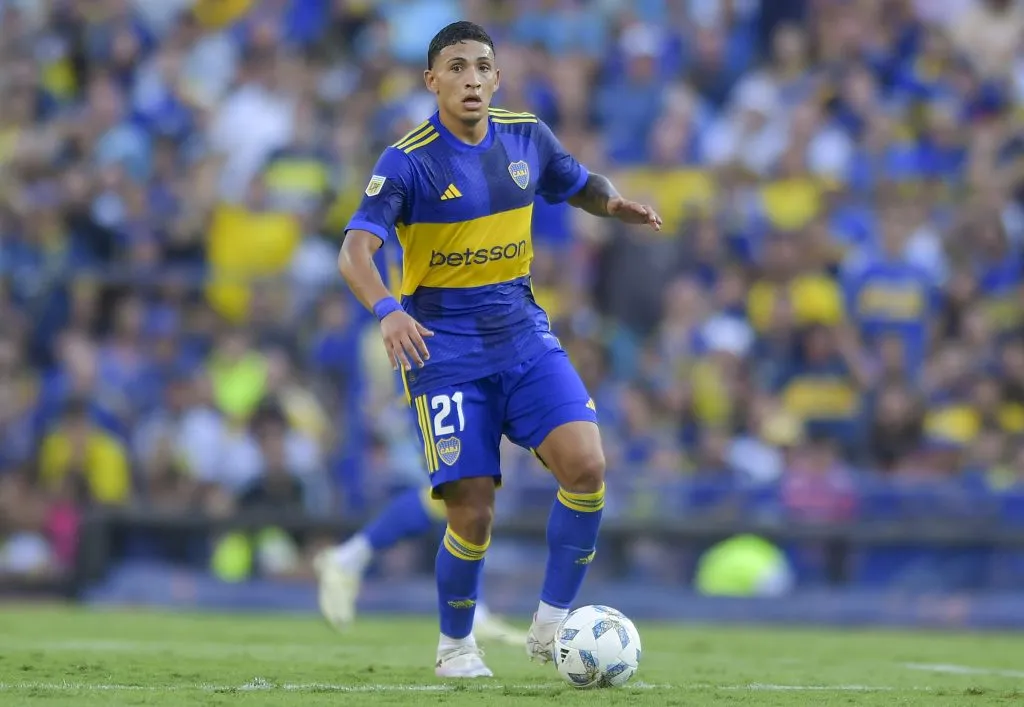 Equi Fernández la rompe en Boca. (Getty)