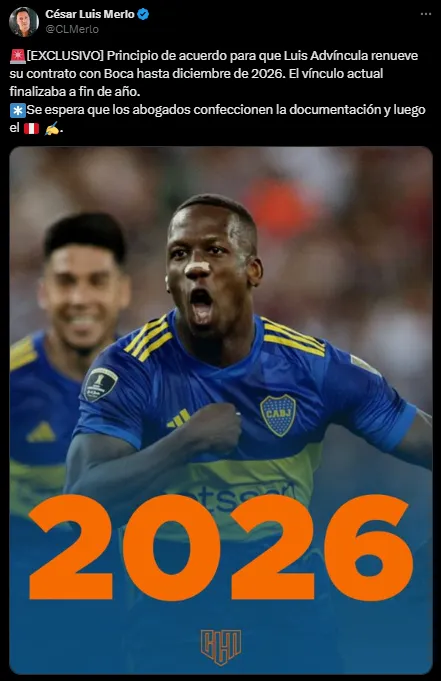 Advínucla renovará su contrato. (Captura)