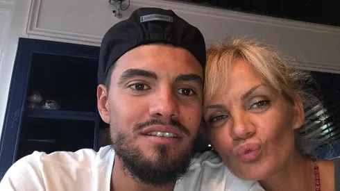 Sergio Romero junto a Eliana Guercio, su esposa