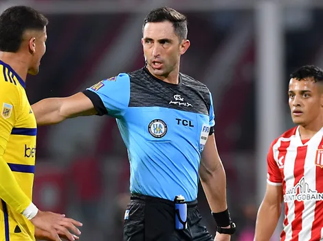 Revelado: por qué el cuerpo arbitral no cobró penal de Enzo Pérez a Medina en Boca-Estudiantes