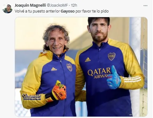 Los hinchas de Boca pidieron por Gayoso.