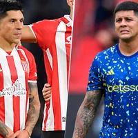 Marcos Rojo fue a buscar a Enzo Pérez al vestuario de Estudiantes tras la derrota de Boca: el motivo
