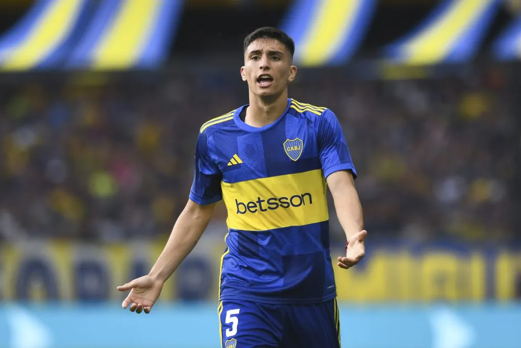Ezequiel Bullaude en Boca (Getty Images)