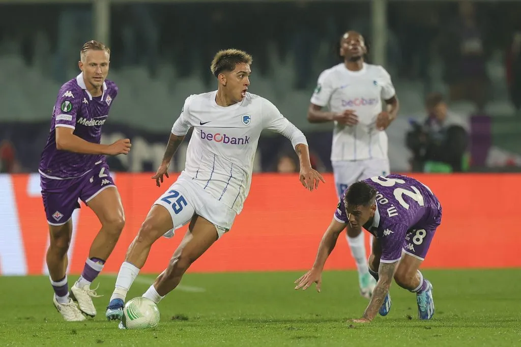 Galarza en Genk. (Getty)
