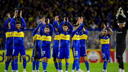 Cuatro jugadores de Boca, de pesca en su tiempo libre.