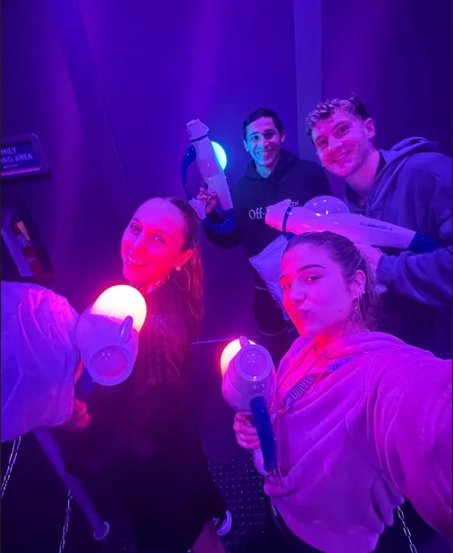 Obando y Colidio de vacaciones.