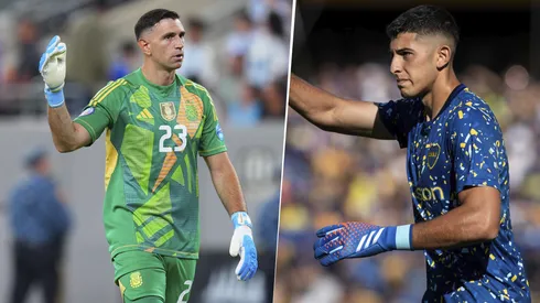 Dibu Martínez y Leandro Brey, arqueros argentinos