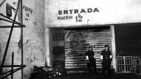 Puerta 12, lugar de la tragedia donde fallecieron 71 hinchas de Boca