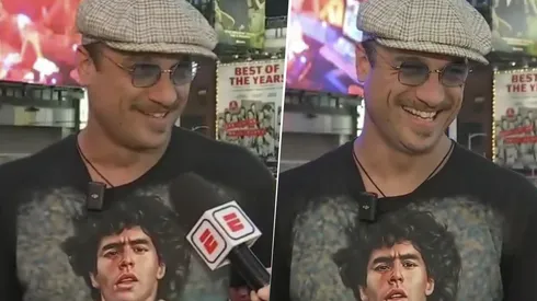 Daniel Osvaldo recordó a Maradona