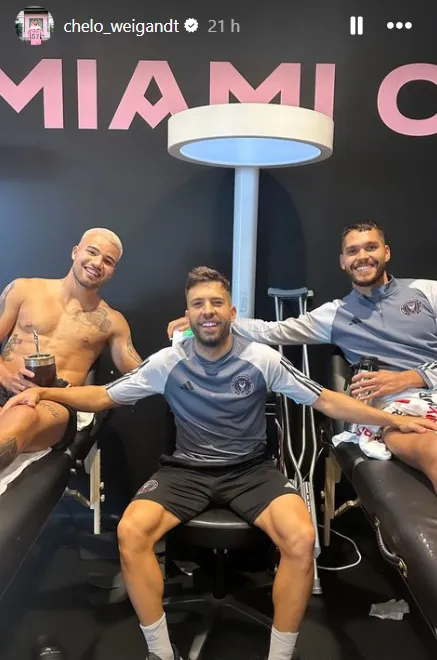 El nuevo look de Weigandt. (Captura)