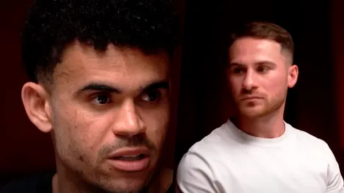 La reacción de Luis Díaz al comentario de Mac Allister sobre Riquelme.