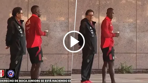 La imagen de Advíncula que preocupa en Boca.