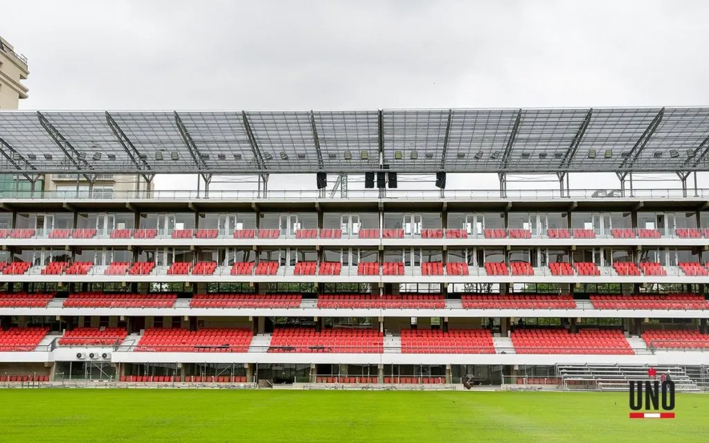 La platea Boca usar de Guía. (Estudiantes de La Plata)