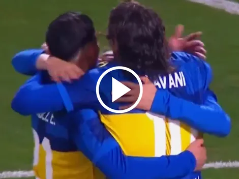VIDEO | El gol de Cavani para ampliar la ventaja ante Almirante Brown