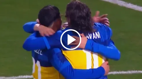 Cavani puso el 2 a 0 en Mendoza.