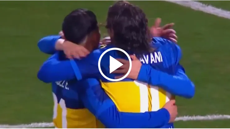 Cavani puso el 2 a 0 en Mendoza.