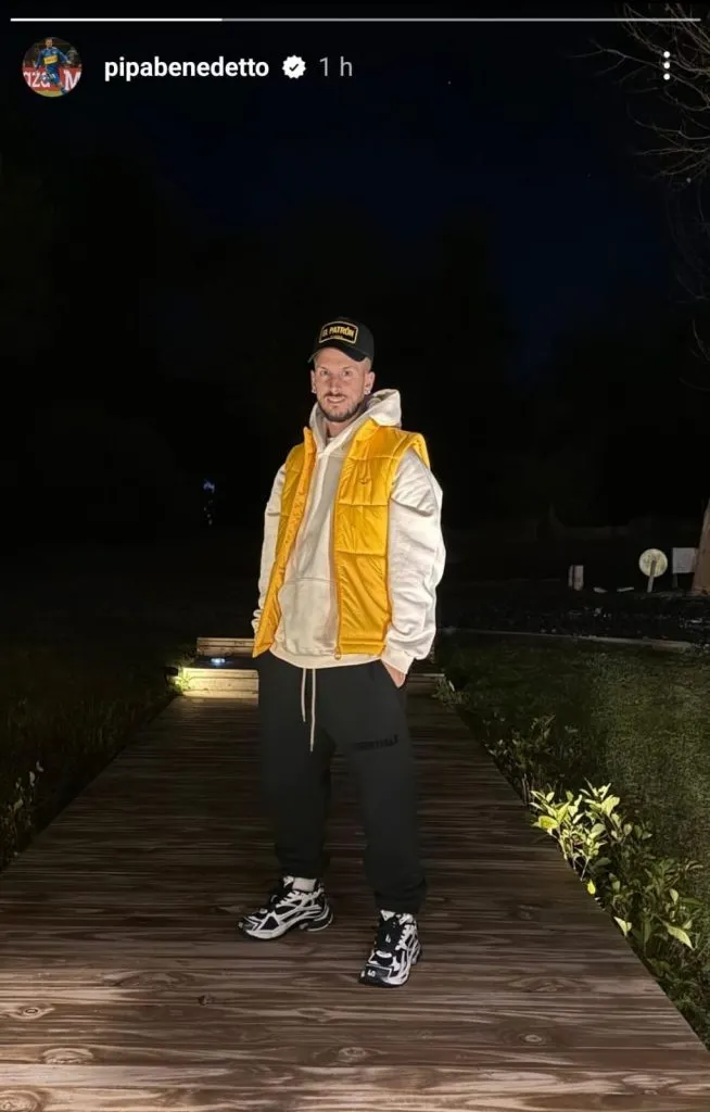 La historia que subió Darío Benedetto a su cuenta de Instagram.