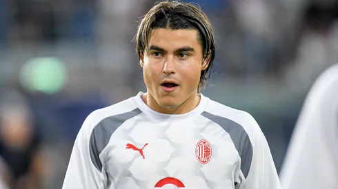 Luka Romero, en Milan.