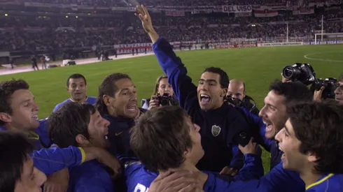Tevez, Barijho y compañía enloquecidos en el Monumental.