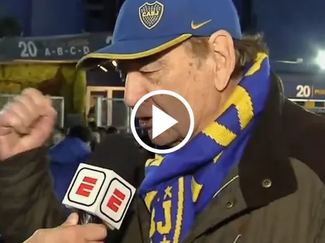 VIDEO | Un hincha de Boca quiso bancar a Demichelis pero terminó riéndose