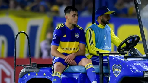 Anselmino, en su lesión contra Trinidense.