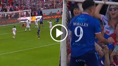 El gol de Morales para la victoria de Unión ante San Lorenzo.