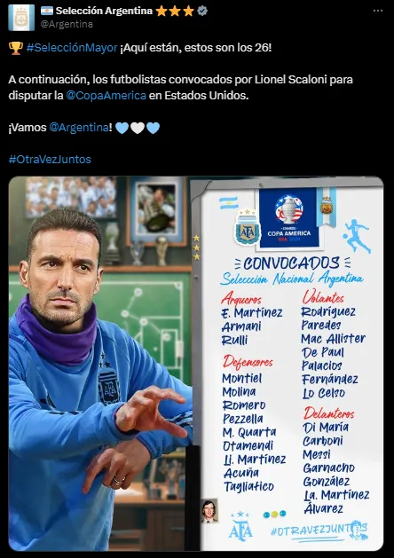 Barco no jugará la Copa América. (Captura)