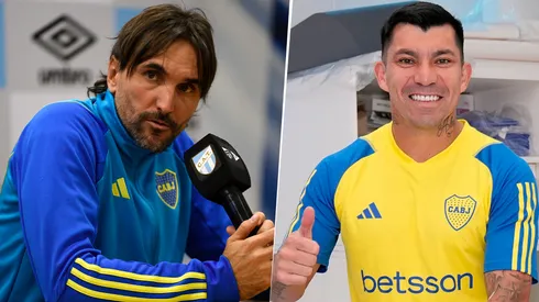 Diego Martínez habló por primera vez sobre el arribo de Medel a Boca.