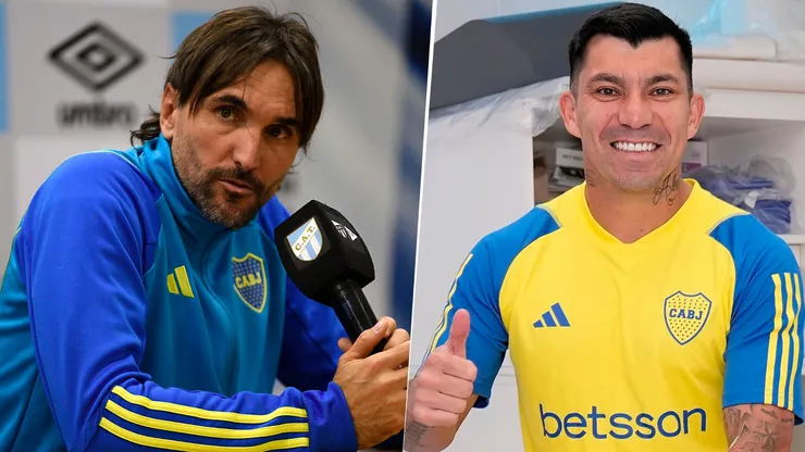 Diego Martínez habló por primera vez sobre el arribo de Medel a Boca.