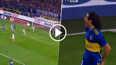 Cavani anotó el primer gol del encuentro.