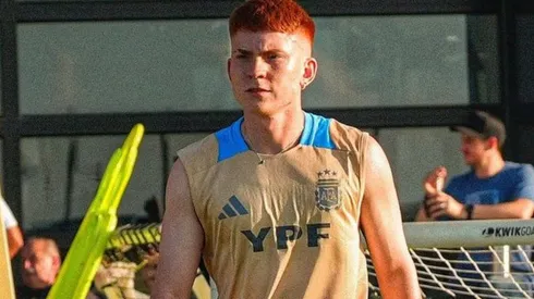 El Colo se entrena con la Selección Argentina en Estados Unidos.