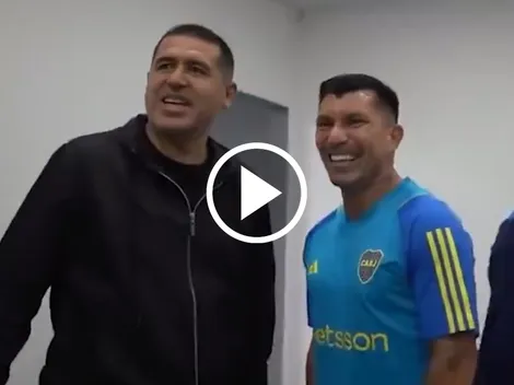 "A veces me dan ganas": la confesión de Riquelme antes de la presentación de Gary Medel en Boca Predio