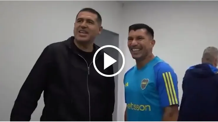 "A veces me dan ganas": la confesión de Riquelme antes de la presentación de Gary Medel en Boca Predio