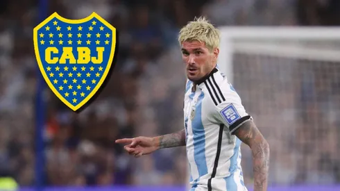 Se viralizó una foto de De Paul con la camiseta de Boca