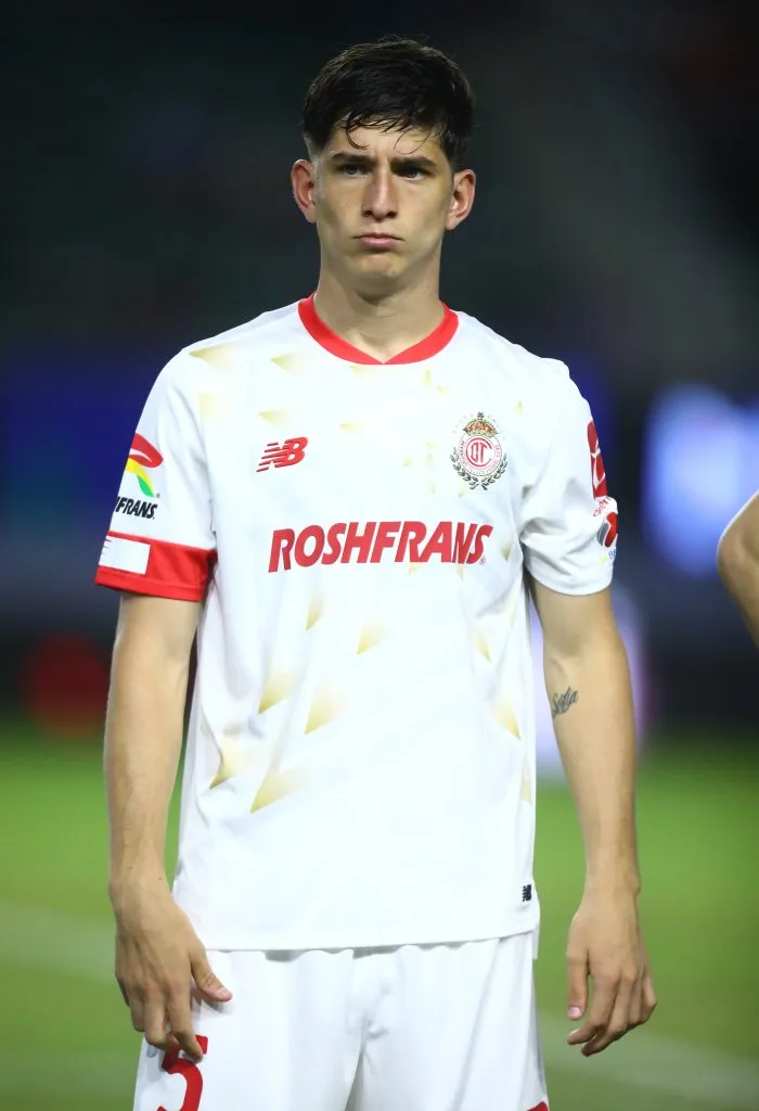 Tomás Belmonte, ex Lanús y actual Toluca de México (Getty Images)