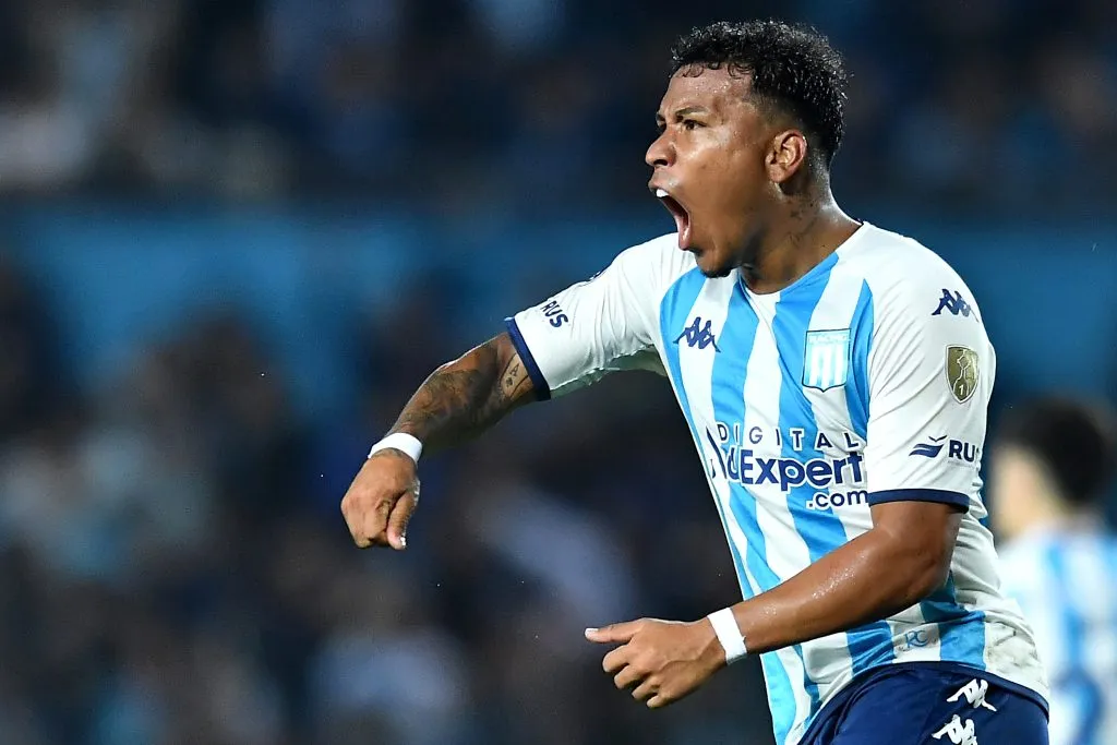 Roger Martínez, delantero de Racing (Getty Images)