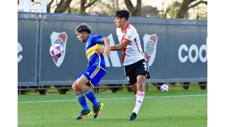 Boca vs. River por la Copa Proyección.