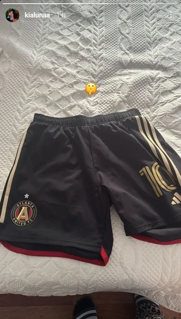 Todo aclarado: así era el short que estaba usando Equi Fernández. (Instagram)