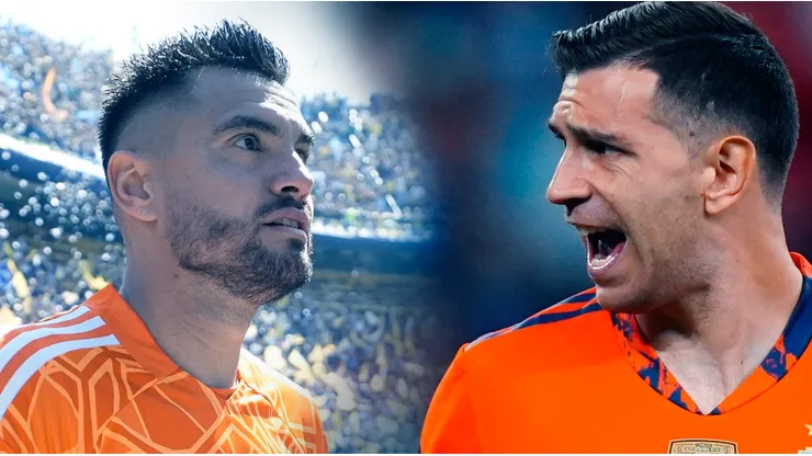 Romero y Martínez, dos arqueros de Selección. Foto: Imago