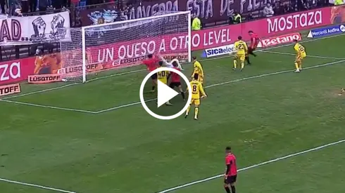 El gol de Pellegrino para el 1-0 de Platense.