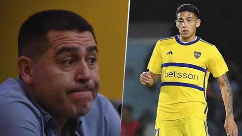 Equi Fernández y Juan Román Riquelme en Boca